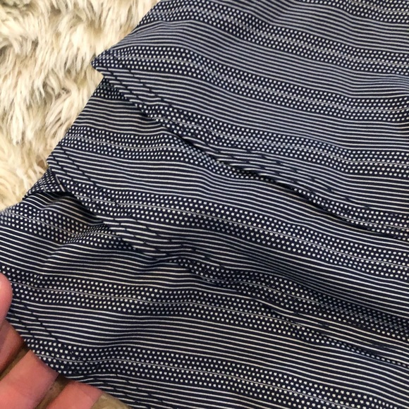 Athleta dot stripe swagger skirt skort blue xxs - Picture 4 of 8
